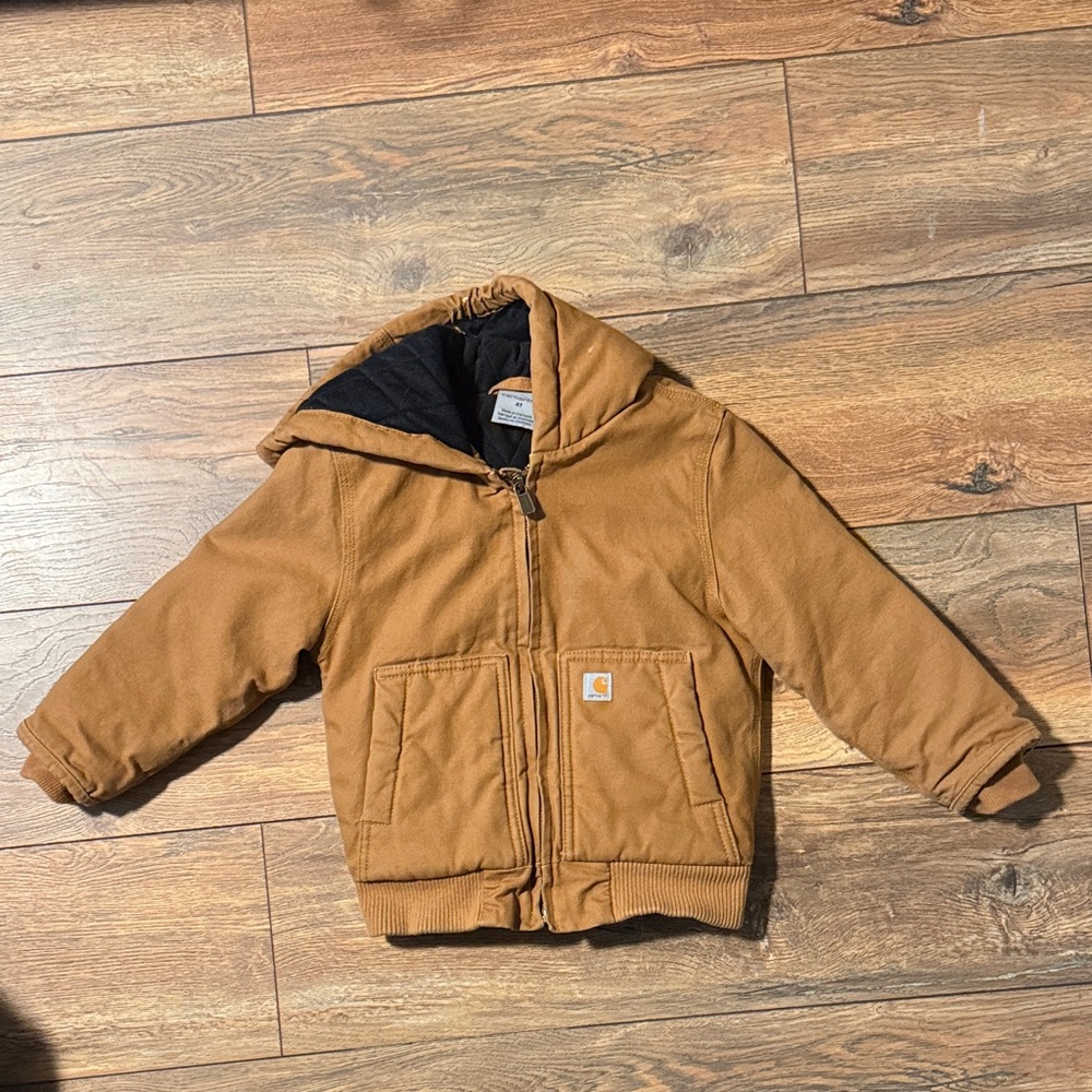 Carhartt Tan Hooded Jacket